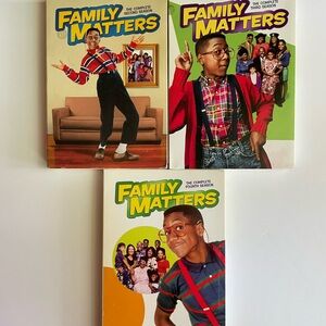 Family Matters seasons 2,3,4 DVD’s